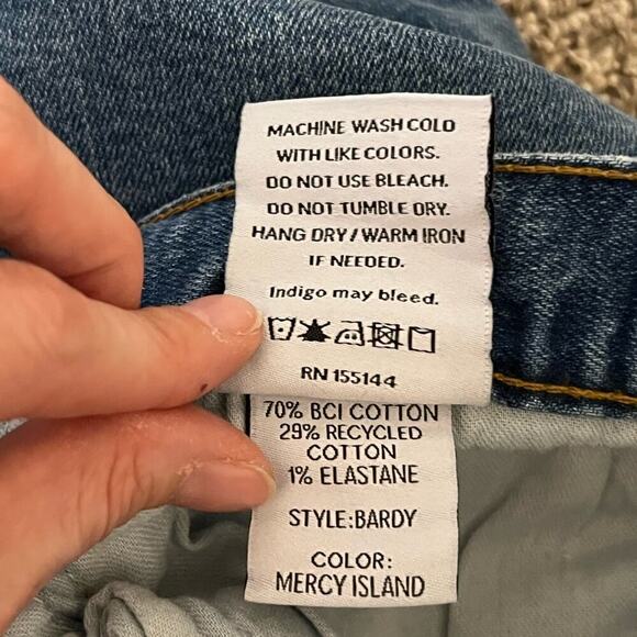 Boyish Bardy Ankle Straight Jeans Mercy Island Vintage Blue 31 - Picture 7 of 10